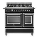 Bertazzoni Heritage 90cm Range Cooker Twin Oven Dual Fuel Black HER96L2ENET additional 1