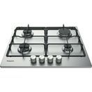 HOTPOINT PPH60PFIXUK 4 Burner Gas Hob Stainless Steel additional 1