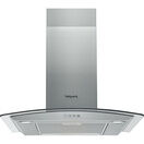 HOTPOINT PHGC74FLMX 70cm Chimney Cooker Hood Stainless Steel & Glass additional 1