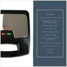 KitchenPerfected E2615BK 2 Slice Sandwich Toaster Black &amp; Steel additional 5