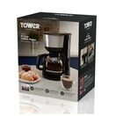 TOWER T13001 1.25L 1000W Filter Coffee Machine Black additional 9