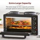 TOWER T14045 42L Mini Oven With Hot Plates Black additional 3