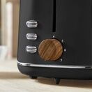 TOWER T20027BLK 2 Slice Scandi Style Toaster - Black additional 4