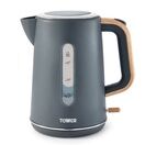 TOWER T10037G 1.7L Scandi Style Cordless Rapid Boil Kettle - Grey additional 1