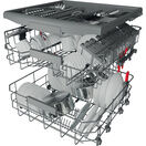 WHIRLPOOL WFC3C33PFXUK Supreme Clean Dishwasher 14PS Stainless Steel additional 3