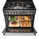 RANGEMASTER CLAS90FXDFFBL/B 90cm Classic FX Dual Fuel Black with Brass Trim additional 10