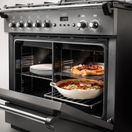 RANGEMASTER CLAS90FXDFFMG/C 90cm Classic FX Dual Fuel Mineral Green with Chrome Trim additional 5