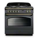 RANGEMASTER CLAS90FXDFFSL/B 90cm Classic FX Dual Fuel Slate with Brass Trim additional 1