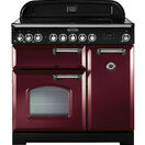 RANGEMASTER CDL90ECCY/C Classic Deluxe 90 Ceramic Cranberry with Chrome Trim additional 1