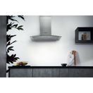 HOTPOINT PHGC64FLMX 60cm Curved Glass Chimney Hood Stainless Steel additional 2