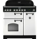 RANGEMASTER CDL90EIWH/C Classic 90 Deluxe Induction White with Chrome Trim additional 1