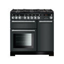 RANGEMASTER EDL90DFFSL/C Encore Deluxe 90 Dual Fuel Slate with Chrome Trim additional 1