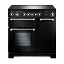 RANGEMASTER KCH90ECBL/C Kitchener 90cm Ceramic Hob Black with Chrome Trim Range Cooker additional 1