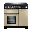 RANGEMASTER KCH90ECCR/C Kitchener 90 Ceramic Cooker Cream with Chrome Trim additional 1
