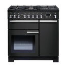 RANGEMASTER PDL90DFFCB/C Professional Deluxe 90 Dual Fuel - Charcoal Black additional 1
