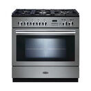 RANGEMASTER PROP90FXPDFFSS/C Professional Plus FXP 90 Dual Fuel Stainless Steel with Chrome Trim additional 1