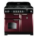 RANGEMASTER CLA100NGFCY/C Classic Gas 100cm Range Cranberry Chrome additional 1