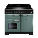 RANGEMASTER CDL100EIMG/C Classic Deluxe 100cm Induction Mineral Green with Chrome additional 1