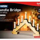 Status KITZBUHEL7BWW6 7 LED Warm White Candle Bridge - Pine additional 1