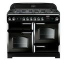 RANGEMASTER CLA110NGFBL/C Classic 110 Natural Gas Black Chrome additional 1