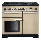 RANGEMASTER PDL100DFFCR/C Professional Deluxe 100cm Dual Fuel Range Cooker - Cream additional 1