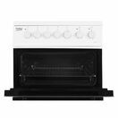 BEKO EDP503W 50cm Electric Double Oven Cooker Solid Plate White additional 4