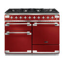 RANGEMASTER ELS110DFFRD/ ELISE 110 Dual Fuel Cherry Red with Nickel additional 1