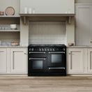 RANGEMASTER KCH110DFFBL/C Kitchener 110 Dual Fuel - Black with Chrome additional 2