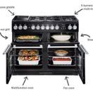 RANGEMASTER NEXSE110DFFCB/C Nexus SE 110 Dual Fuel Charcoal Black additional 7