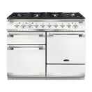 RANGEMASTER ELS110DFFWH/ Elise 110 Dual Fuel - White With Nickel Trim additional 1