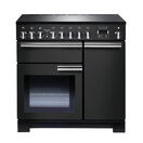 RANGEMASTER PDL90EISL/C Professional Deluxe 90 Induction - Charcoal Black With Chrome Trim additional 1