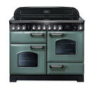 RANGEMASTER CDL110EIMG/C Classic Deluxe 110cm Induction Range Cooker Mineral Green & Chrome additional 1