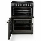 RANGEMASTER CLA60ECBL/C Classic 60cm Ceramic Black with Chrome trim additional 3
