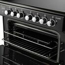 RANGEMASTER CLA60ECBL/C Classic 60cm Ceramic Black with Chrome trim additional 2