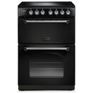 RANGEMASTER CLA60ECBL/C Classic 60cm Ceramic Black with Chrome trim additional 1