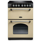 RANGEMASTER CLA60ECCR/C Classic 60cm Ceramic Cream with Chrome trim additional 1