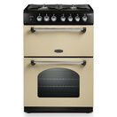 RANGEMASTER CLA60DFFCR/C Classic 60cm Dual Fuel Cream with Chrome trim additional 1