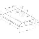 HOTPOINT PSLMO65FLSK 60cm Visor Hood Black additional 6