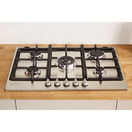 INDESIT THP751PIXI 75CM Gas Hob Cast Iron Supports Stainless Steel additional 2