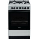 INDESIT IS5G4PHSS 50cm Dual Fuel Gas Single Cooker with Gas Hob - Inox additional 1