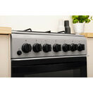 INDESIT IS5G4PHSS 50cm Dual Fuel Gas Single Cooker with Gas Hob - Inox additional 9