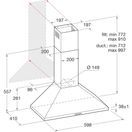 HOTPOINT PHPN65FLMX1 60cm Chimney Hood Stainless Steel additional 5