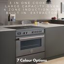Bertazzoni Professional 90cm Range Vented Induction Arancio Orange PROCH94I1EART additional 2
