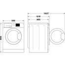 INDESIT MTWC91295WUKN Freestanding 9kg Washing Machine White additional 5