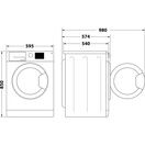 HOTPOINT NDB9635GKUK 9kg/6kg 1400 Spin Washer Dryer - Graphite additional 13