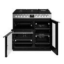 STOVES 444411487 90cm Precision Deluxe Gas Through Glass Dual Fuel Range Cooker Stainless Steel NEW FOR 2023 additional 2