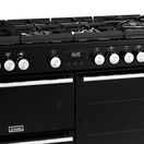 STOVES 444411503 110cm Precision Deluxe Dual Fuel Range Gas-Through-Glass Black NEW FOR 2023 additional 4