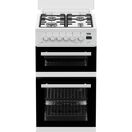 BEKO EDG507W 50cm Twin Cavity Gas Cooker with Gas Hob White additional 1
