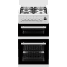 BEKO EDG507W 50cm Twin Cavity Gas Cooker with Gas Hob White additional 1