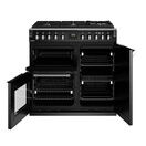 STOVES 444411434 Richmond Deluxe Gas Through Glass D900 Dual Fuel Range Cooker Black NEW FOR 2023 additional 5